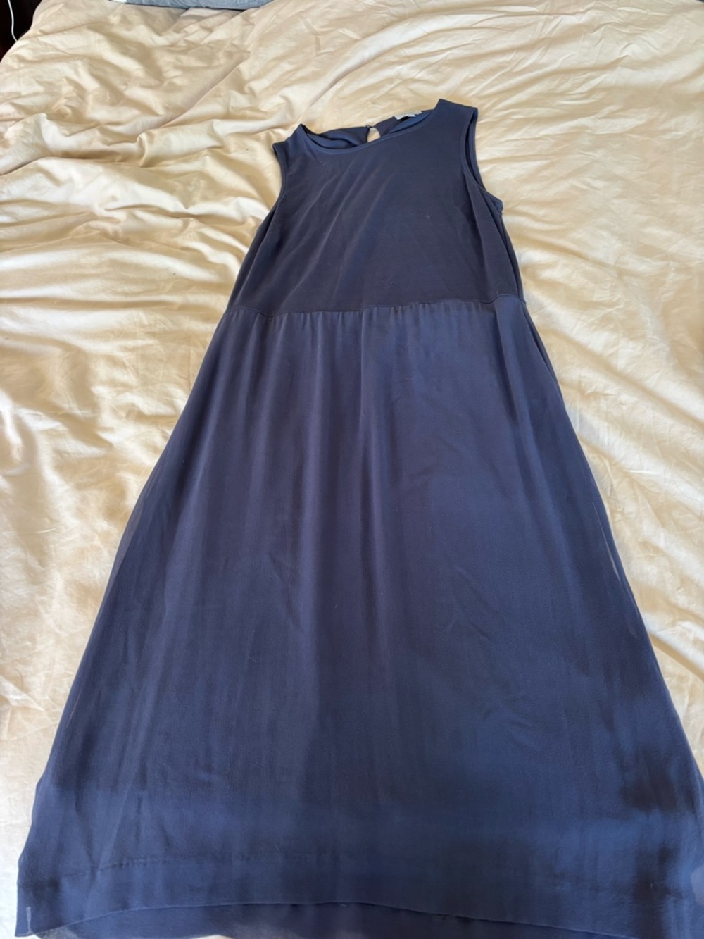 Jigsaw Navy Sleeveless Maxi Dress